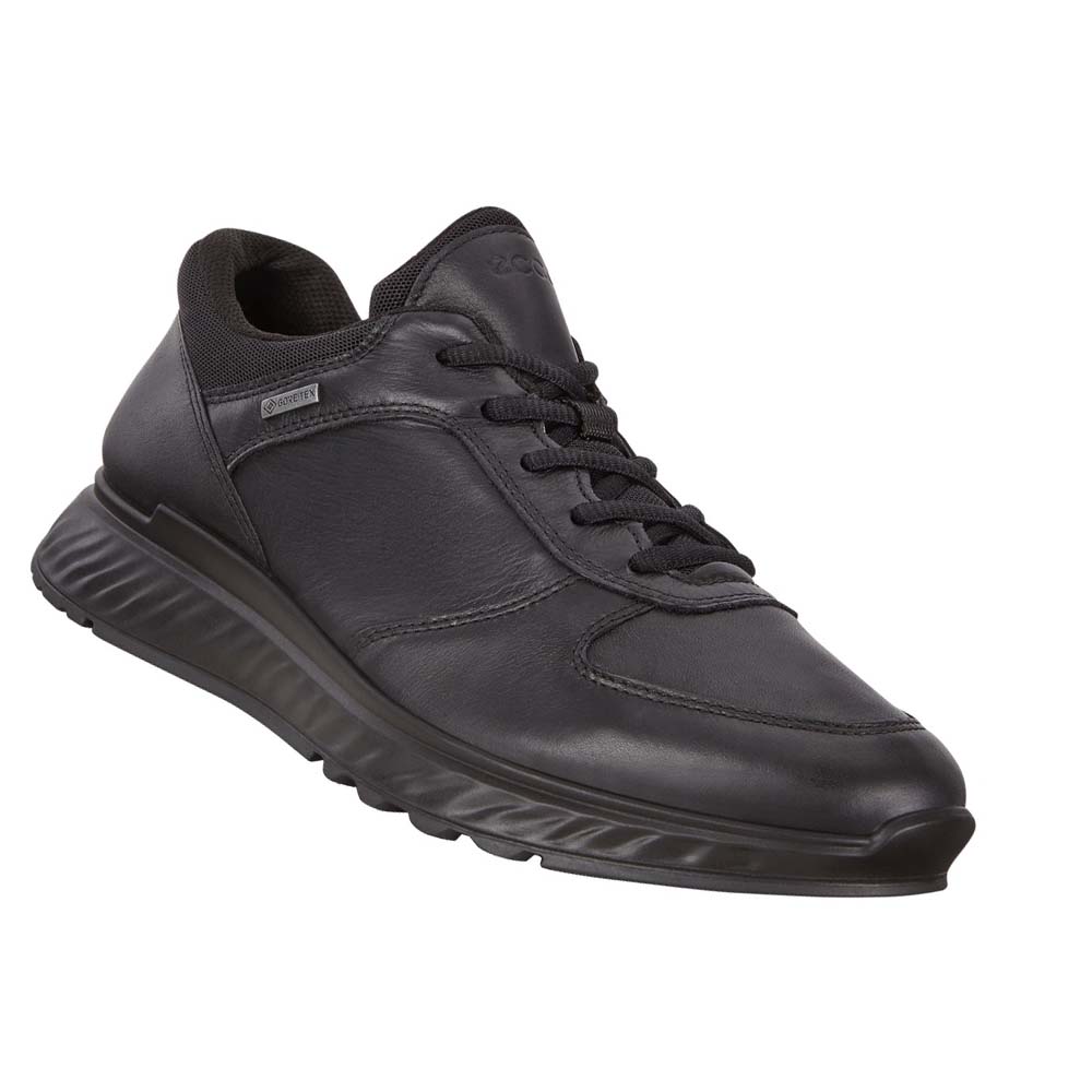 Ecco Exostride Low Gtx Joggesko Herre Svarte | NO 617ZUT